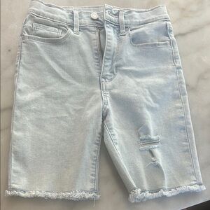 Old Navy Blue Distressed Denim Shorts